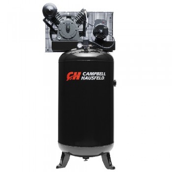 Campbell Hausfeld Air Compressor, 80-Gallon Vertical Two-Stage 14CFM 5.5 HP 208-230V 1PH (CE3000) product image center