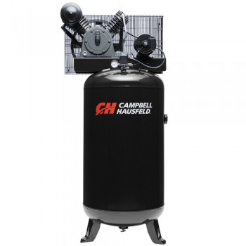 Campbell Hausfeld Air Compressor, 80-Gallon Vertical Two-Stage 14CFM 5HP 208-230V 3PH (CE3001) product image center