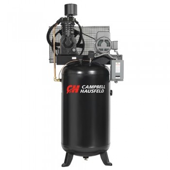 Campbell Hausfeld Air Compressor, 80-Gallon Vertical Two-Stage 25CFM 7.5HP 208-230V 1PH (CE7000) product image center