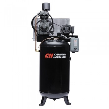 Campbell Hausfeld Air Compressor, 80-Gallon Vertical Two-Stage 25CFM 7.5HP 208-230/460V 3PH (CE7001) product image center