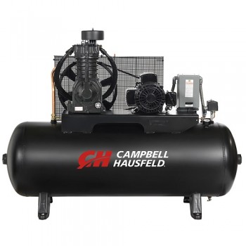 Campbell Hausfeld Air Compressor, 80-Gallon Horizontal Two-Stage 17.2CFM 5HP 208-230V 1PH (CE7052) product image center