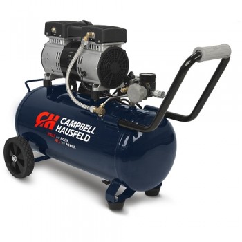 Campbell Hausfeld Air Compressor, 8-Gallon, Horizontal, Quiet (DC080500) product image left angle