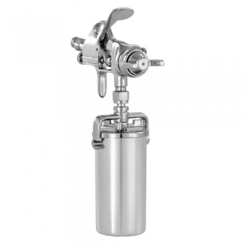 Campbell Hausfeld Spray Gun, Detail with 8-Ounce Canister (DH550000AV) product image left angle