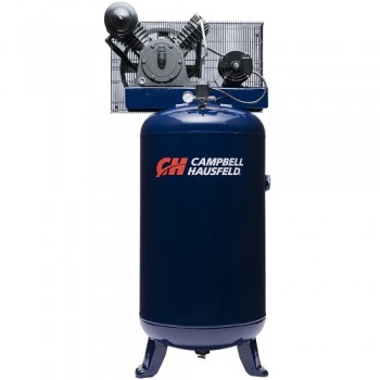 Campbell Hausfeld Air Compressor, 80-Gallon Vertical Two Stage 14CFM 5HP 208-230V 3PH (HS5380) product image center