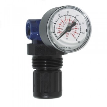 Campbell Hausfeld Regulator with Gauge - 1/4" NPT (MP514803AV) product image left angle