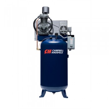 Campbell Hausfeld Air Compressor, 80 Gallon Vertical Two Stage 25CFM 7.5HP 208-230V 1PH (TF211201AJ) product image center