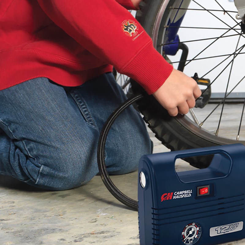 Campbell Hausfeld Portable 12-Volt Inflator (AF010600) bike inflation